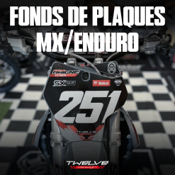 Fonds de plaques personnalisés MX/ENDURO