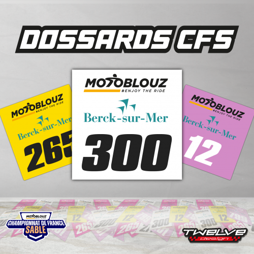 CFS - Pack Dossards BERCK