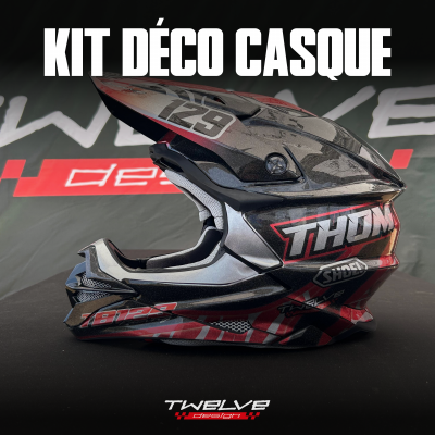 Kit Déco Casque 100% Personnalisé