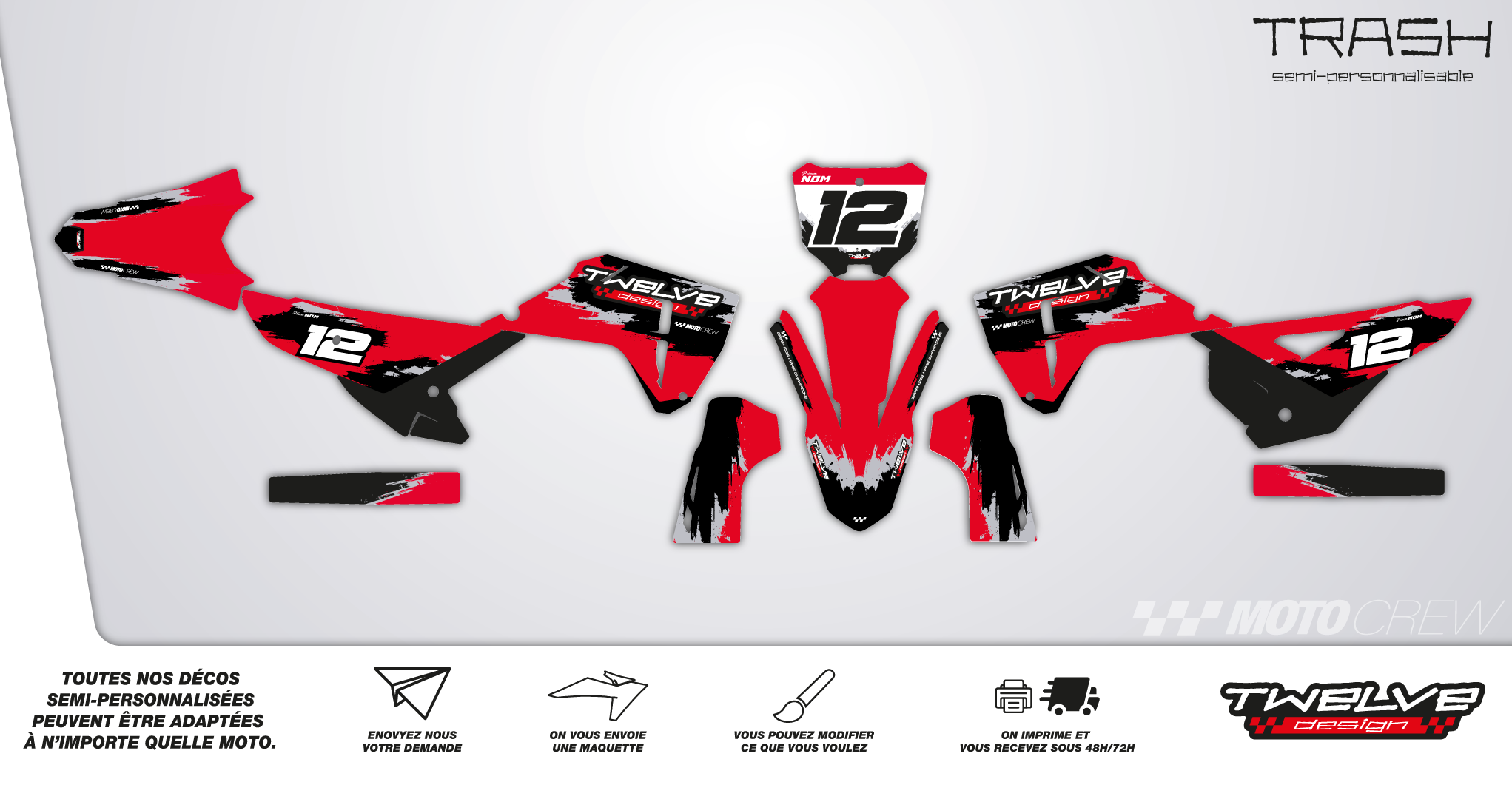 Kit Déco HONDA TRASH – Image 2