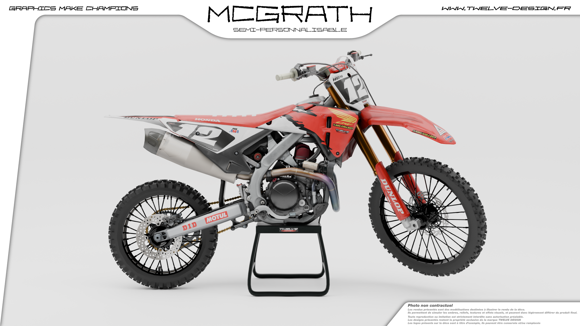 Kit Déco HONDA MCGRATH