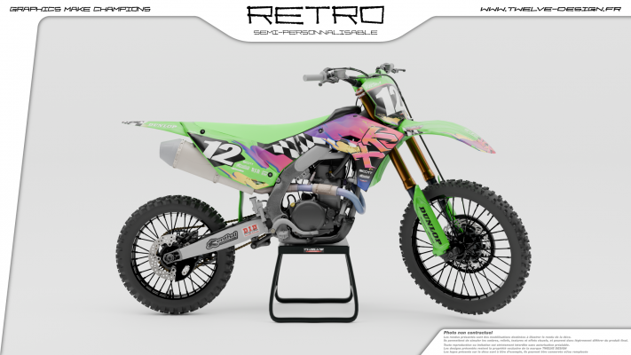 Kit Déco KAWASAKI RETRO