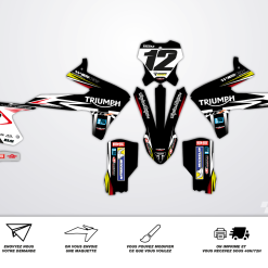 Kit déco TRIUMPH LIME semi-personnalisé Twelve Design version maquette