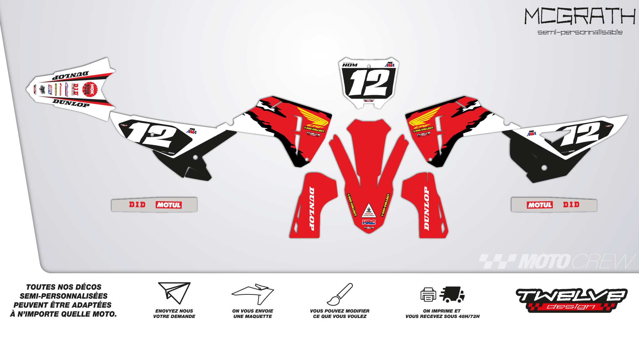 Kit Déco HONDA MCGRATH – Image 2