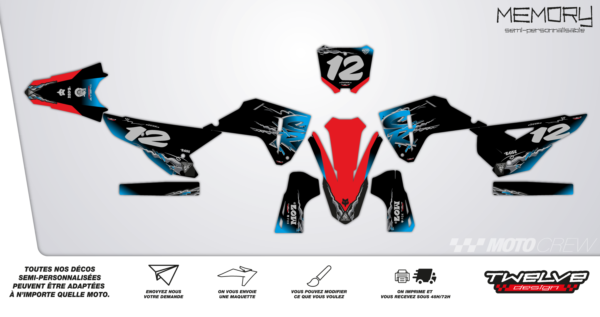 Kit Déco HONDA MEMORY – Image 2