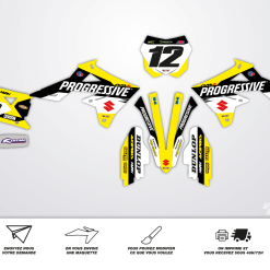 Kit déco SUZUKI RM / RM-Z ROCK semi-personnalisé Twelve Design version maquette