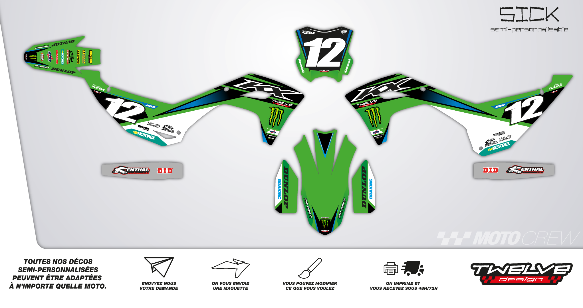 Kit Déco KAWASAKI SICK – Image 2