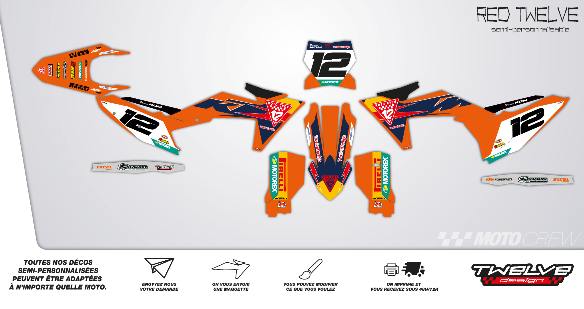 Kit Déco SX / SX-F RED TWELVE – Image 2